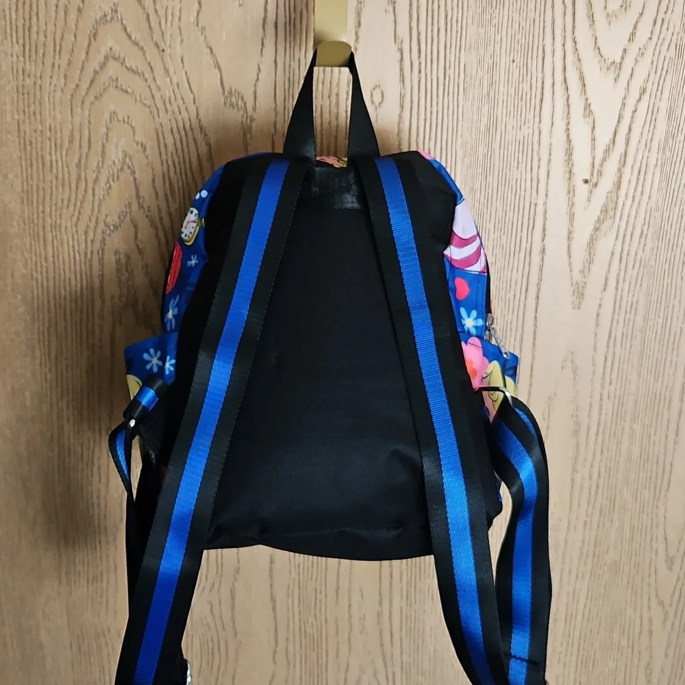 NWOT Disney Blue and Pink Alice in Wonderland Kids' Backpack